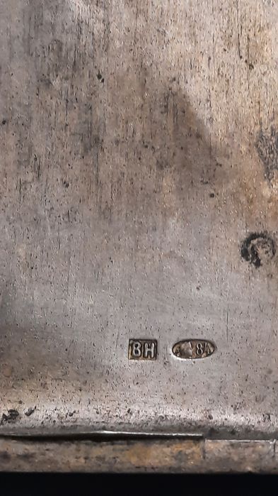 Портсигар серебряный, антиквариат