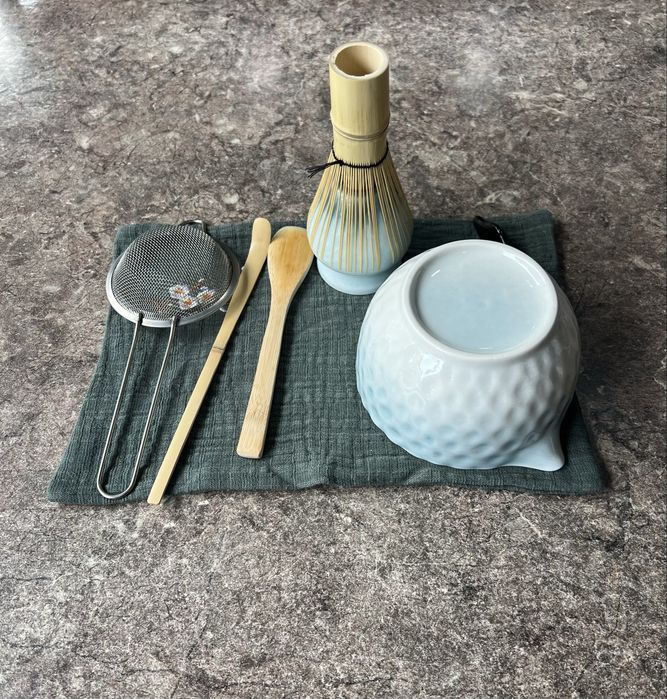 Matcha tea Set 8 tasi birda