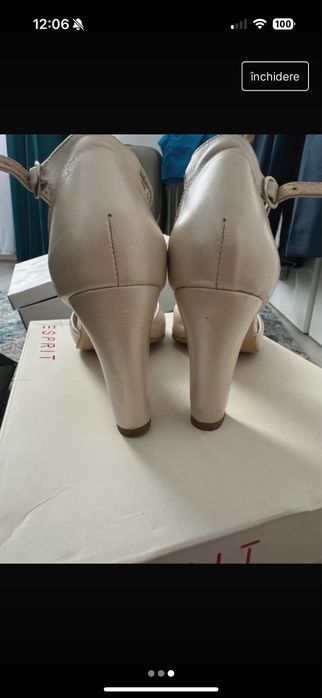 Sandale piele purtate o singura data