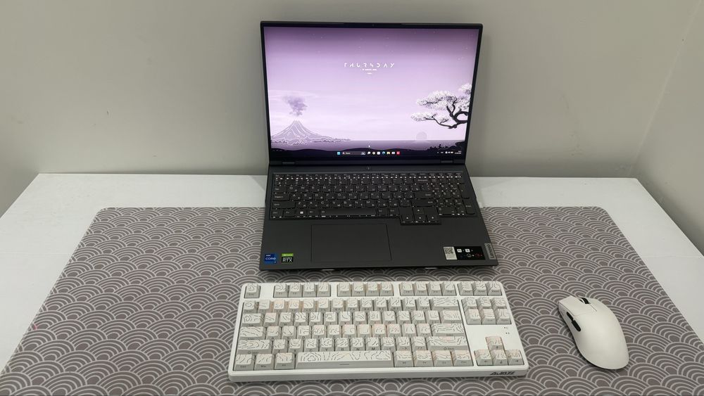 Lenovo legion 5 pro + игровая клавиатура и шышь.