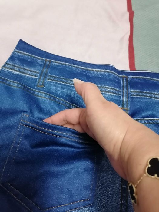 Colanți model blug cu buzunare