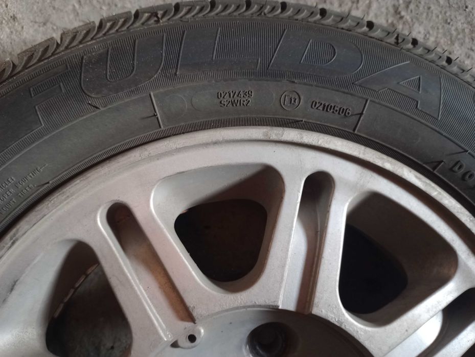 Лети джанти 14 цола + комплект летни гуми FULDA