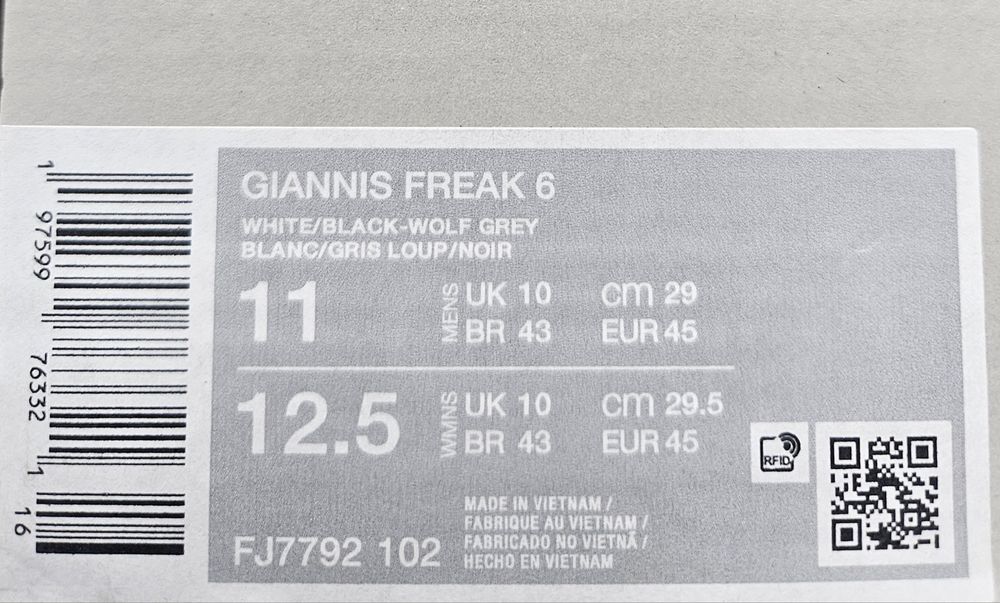 Nike Giannis Freak 6