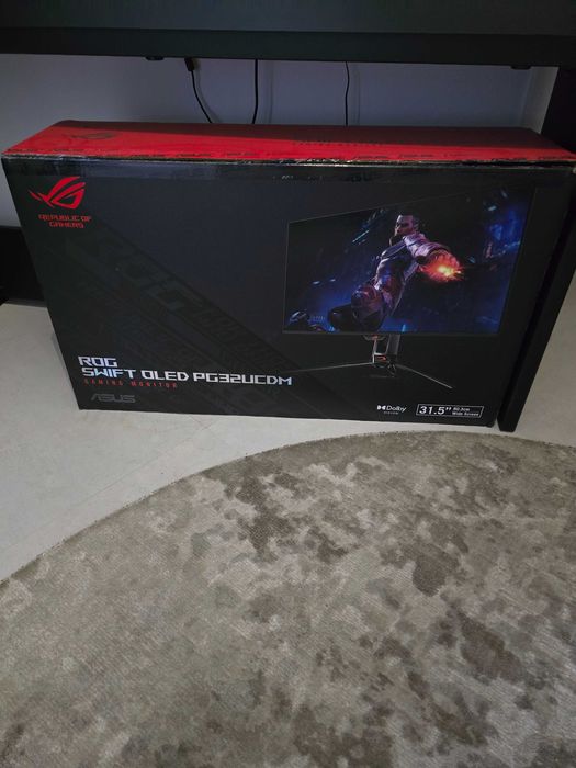 Monitor Gaming QD OLED ASUS PG32UCDM 31.5" , UHD, 0.03MS, 240 HZ, USB-C, negru