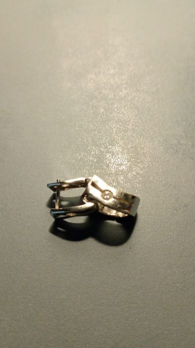 Cercei 18k cu diamante