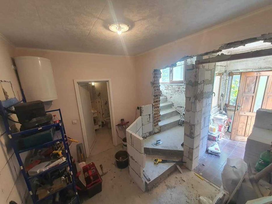 Лепене на стъпала , Камъни , Плочки , Шпакловка