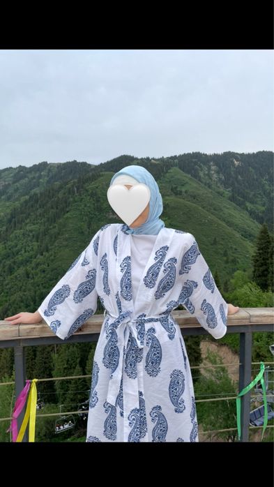 Накидка с поясом
