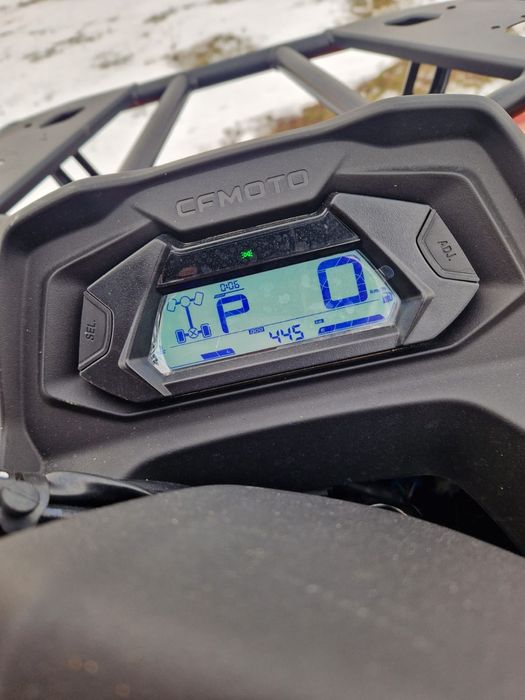 CF MOTO 450L, 2025, Număr negru