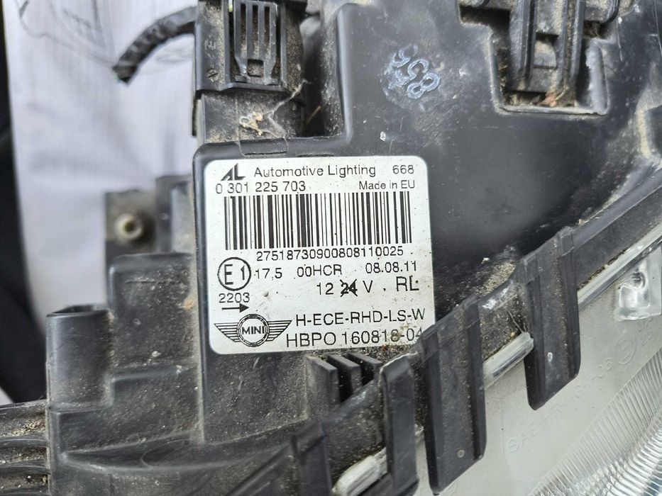 Far Dreapta Uk Halogen Mini One / Cooper 2009 / 2006-2010 Cod OEM 0301225703 (5C2)