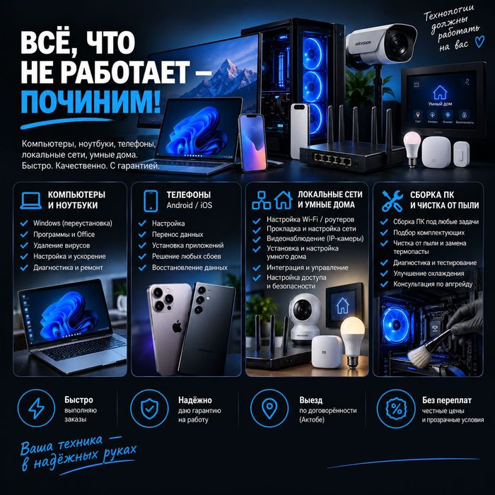 Ремонт и настройка техники