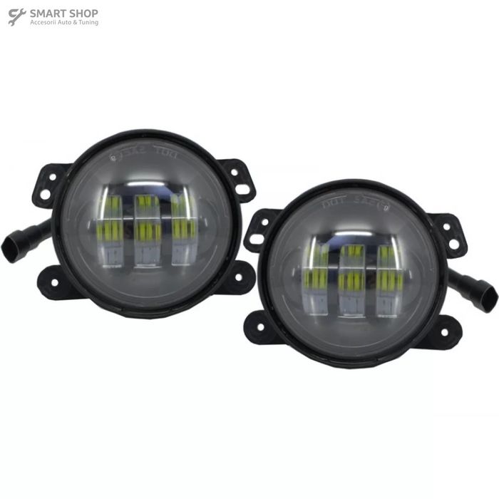 Proiectoare Full LED CREE Dublu Proiector Jeep Wrangler JK TJ LJ (2007