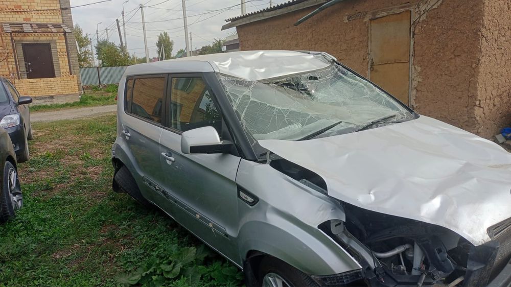Продам kia soul после аварии