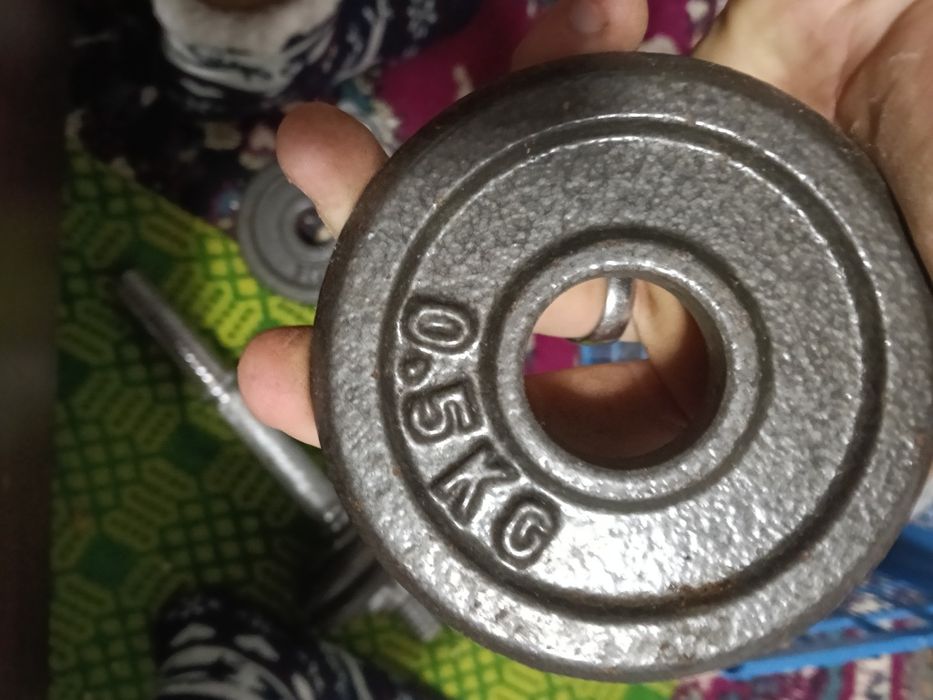 Vand haltere de 7kg 1kg 0.5kg