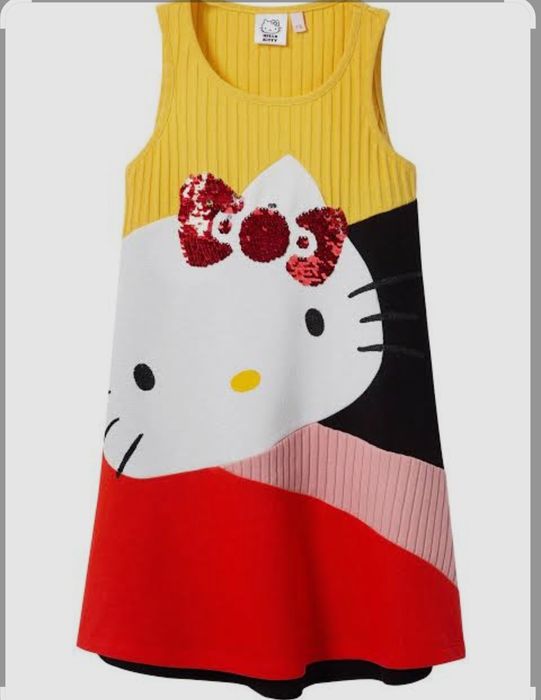 Rochie fetițe Desigual Hello Kitty, 7-8 ani