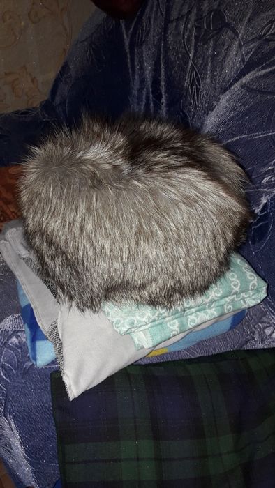 Шапка песец натуральный