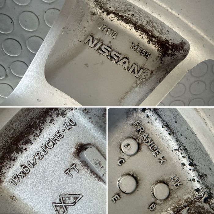 4бр. КАТО НОВИ 17” Джанти 5х114,3 за -NISSAN/японски- 6,5Jx17, ET40