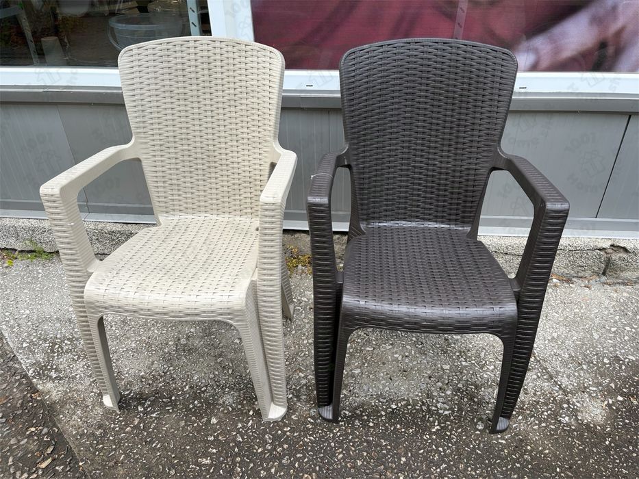 Градински комплект Лиза, Маса сгъваема, ратан столове