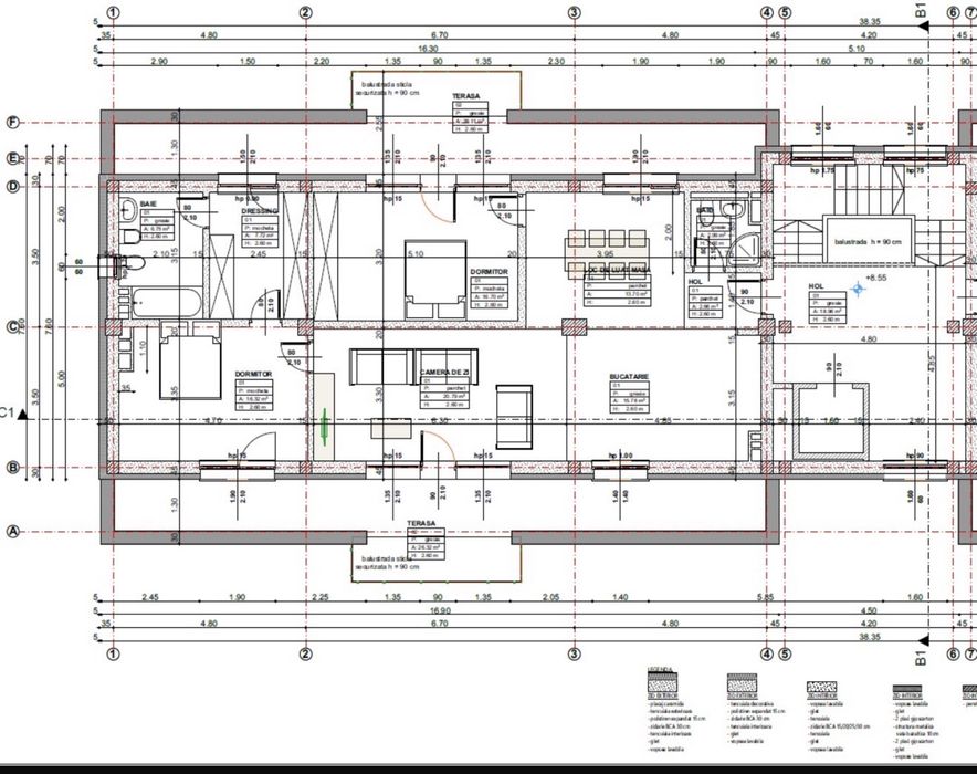 Penthouse 105 mp+60 mp terasa cu CF -la intrare in Borhanci!