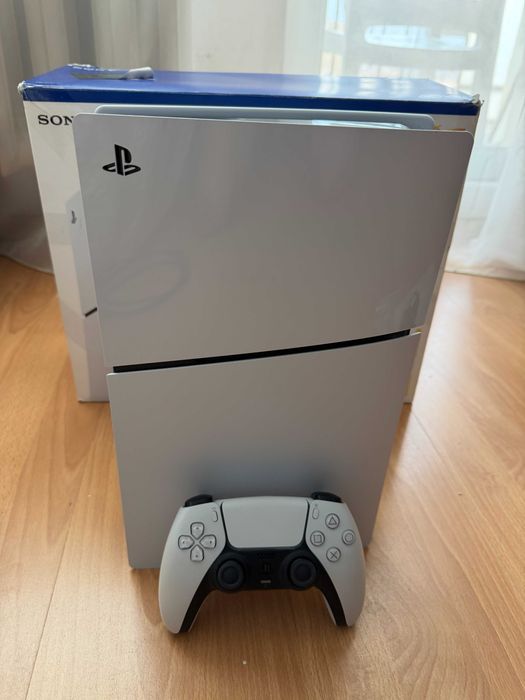 PlayStation 5 Slim 1TB + Disk Drive + 2 игри | Отличен комплект Sony | Mortal Kombat RDR