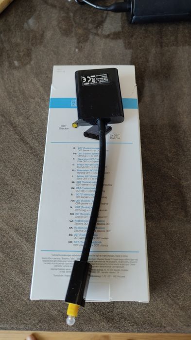 Splitter audio digital optic