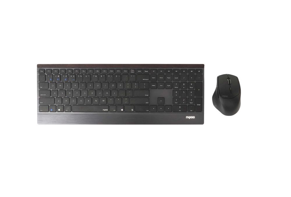 | Комплект беспроводной 2.4GHz+ Bluetooth Rapoo 9500M Keyboard&Mouse