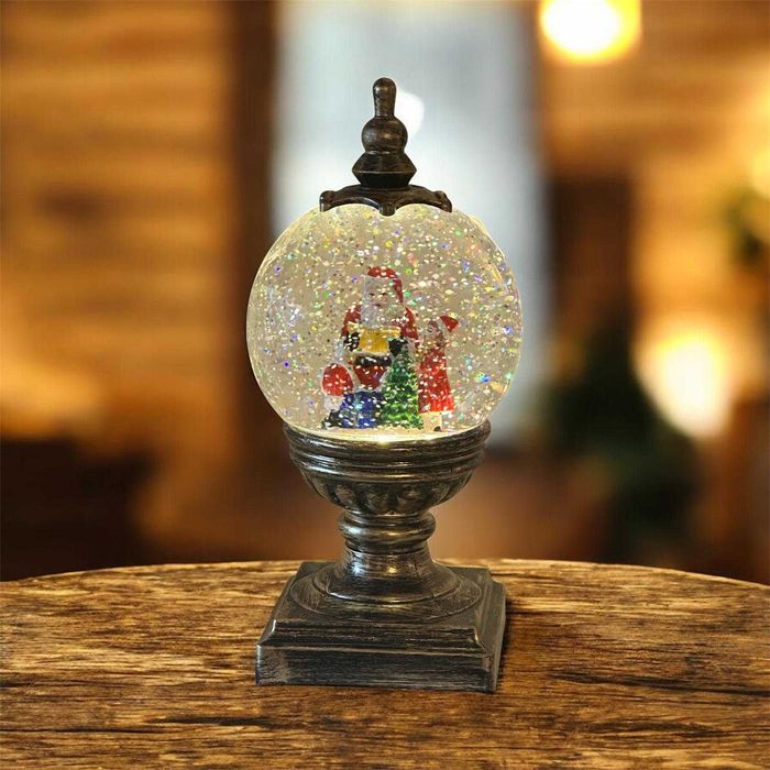 Casuta Muzicala Glob Muzical Cu Mos Craciun