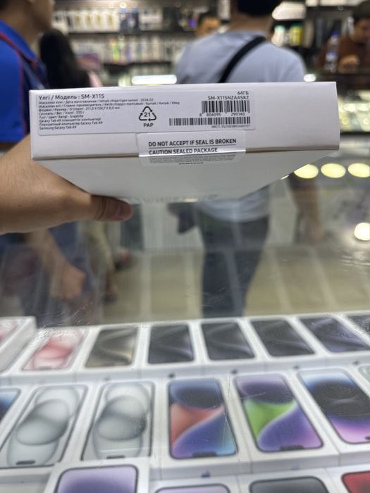 Планшет Samsung Tab A9 64gb Sim kartalik . Planshet: Kok/Qora