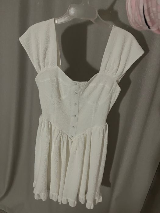 летний сарафан (белое платье)