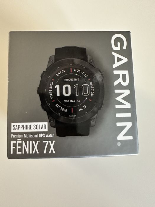 Garmin Fenix 7x Sapphire Solar.
