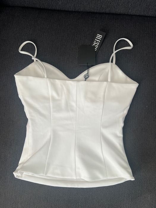 Alessa What A Delight Топ - Екрю/Бял Алеса