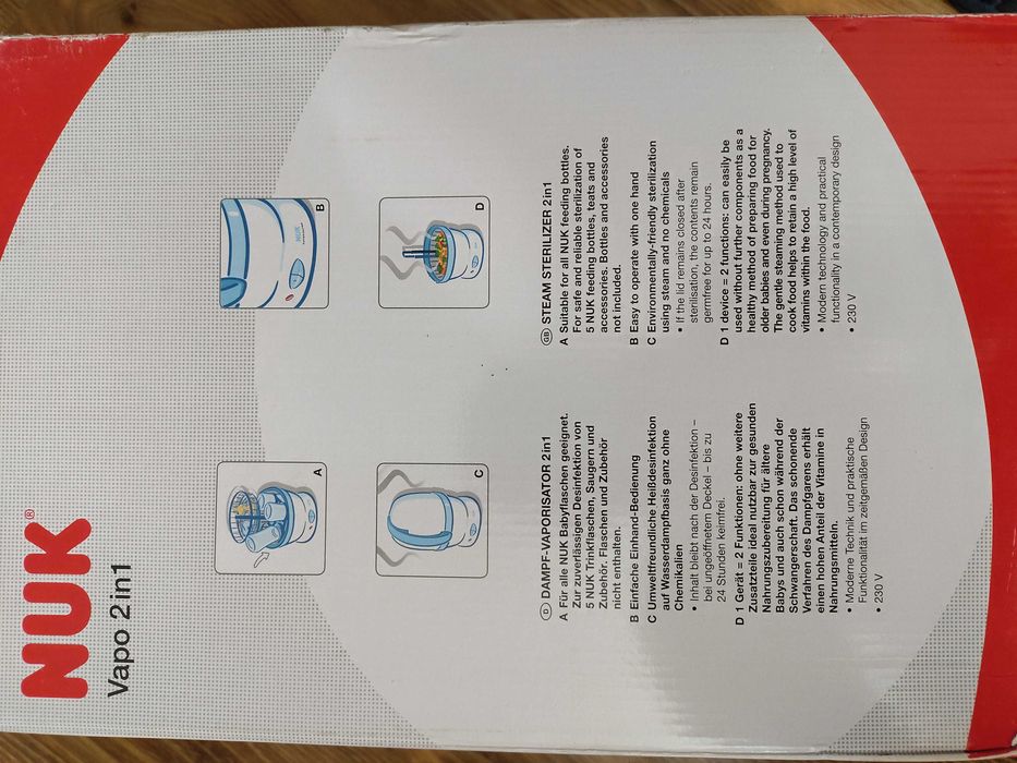 стерилизатор NUK Vapo 2 in 1