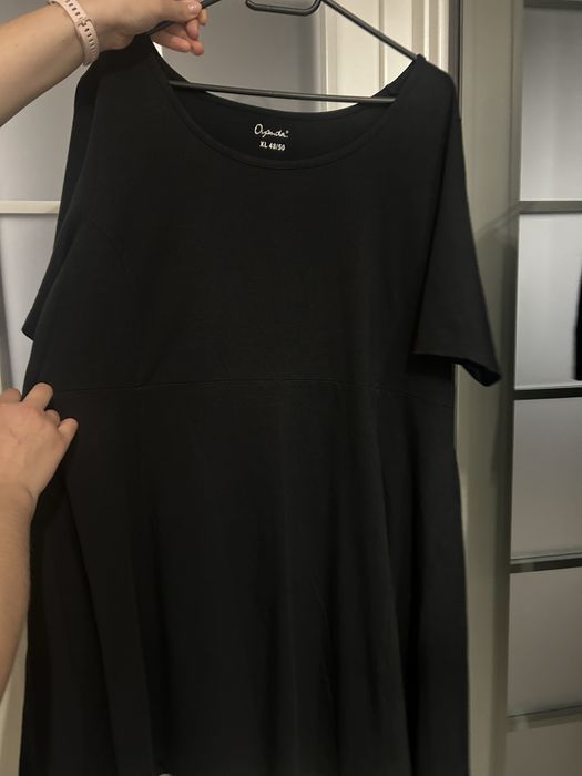 Rochie neagră basic oversize