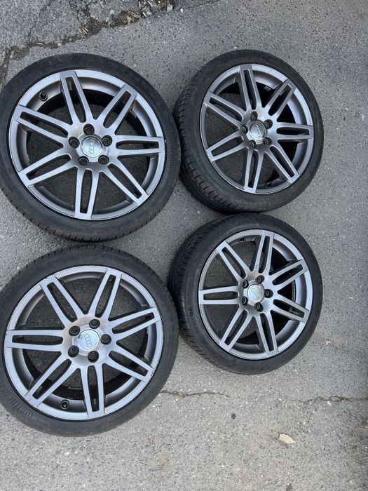Оригинални Джанти 18" Audi 5х112 с летни гуми 225 40 18