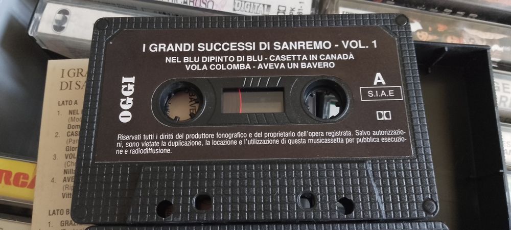 Casete audio -San Remo