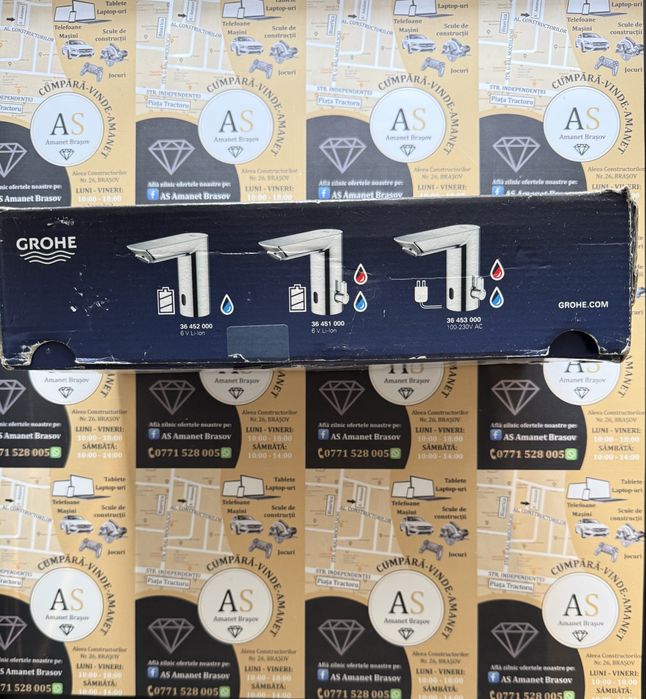 Baterie lavuar cu sezor Grohe Bau Cosmopolitan E ca Noua