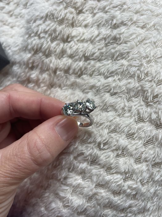 Inel 3 moissanite