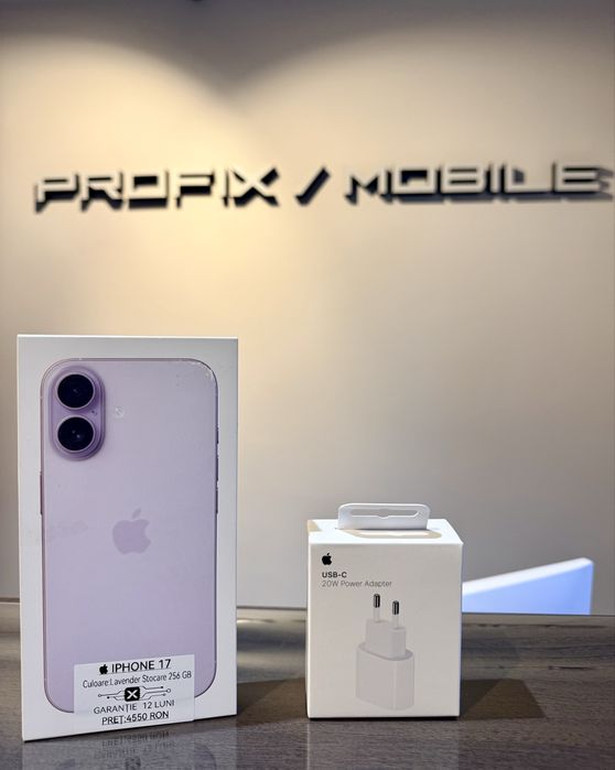 IPhone 17 256 GB/Black/Blue/Lavender/Factura+Garantie