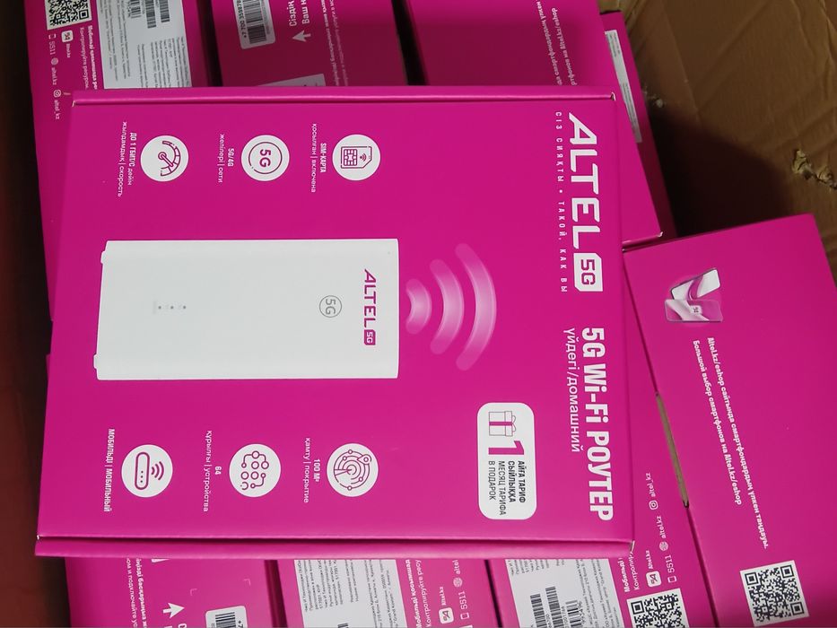 Новый абсолютно! 5G 4G теле2 алтел модем роутер
