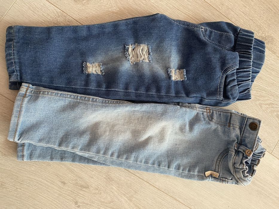 Продавам дънки като нови 92 размер (18-24м)