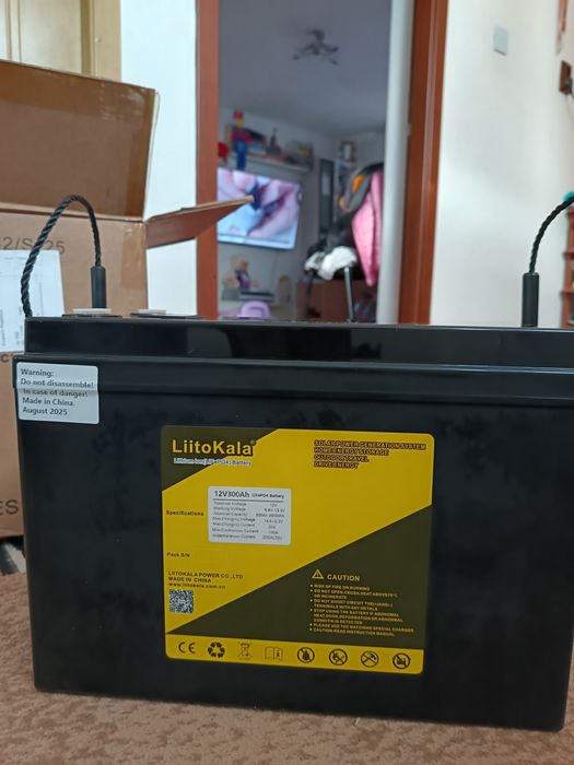 Baterie liitokala lifepo4 300amperi,noi,12volti