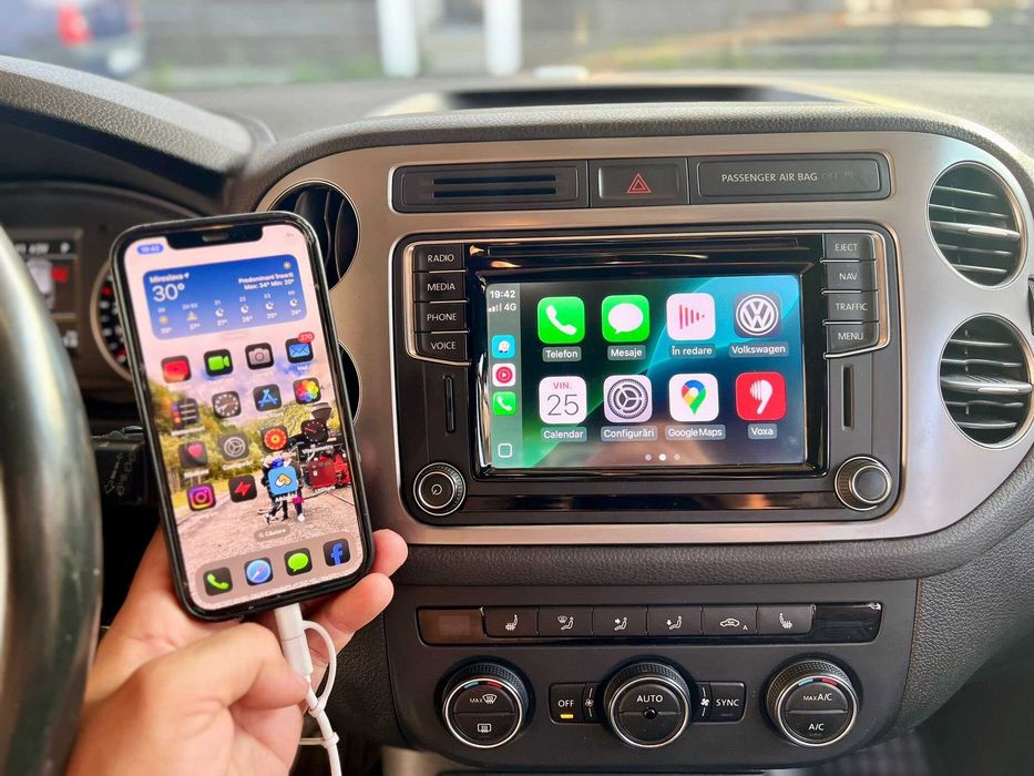 Activare Apple Carplay si Android Auto pentru VW Golf Passat Tiguan