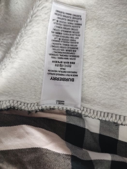 hanorac Burberry zip up Fit L-M