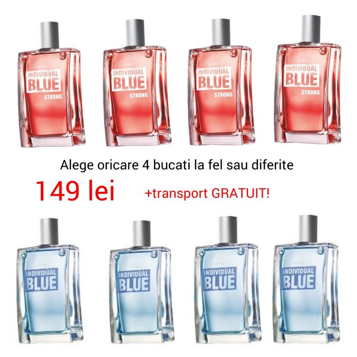 Set 4 parfumuri Individual BLUE NOI Avon