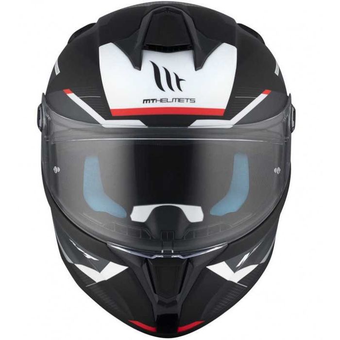 Каска MT TARGO S KAY B2 MATT Black/White/Red Размери S,M,L,XL
