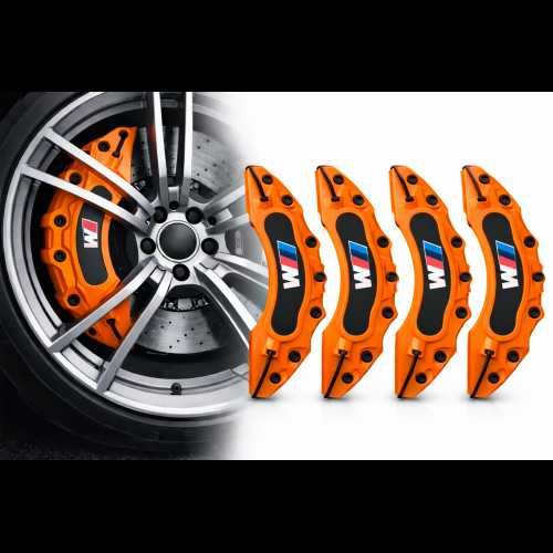 Капаци за спирачни апарати БМВ BMW M POWER комплект 4 броя оранжеви