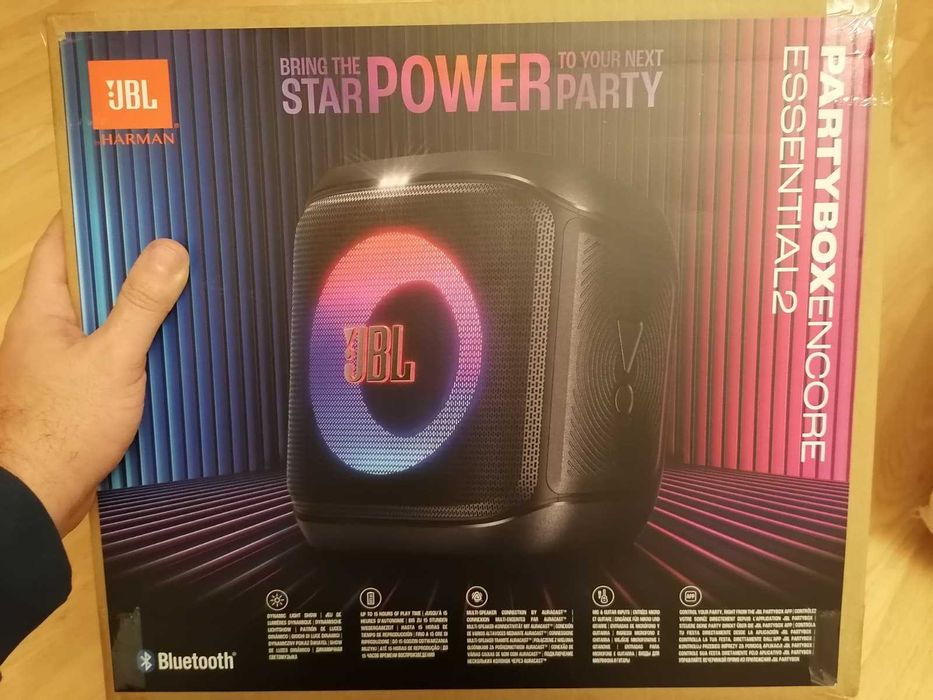 Boxa portabila JBL Partybox Encore Essential 2, 100W, NOUA