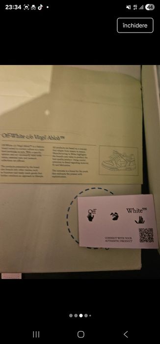 Vând adidasi off white out of office