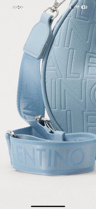 Curea geanta reglabila Valentino bleu