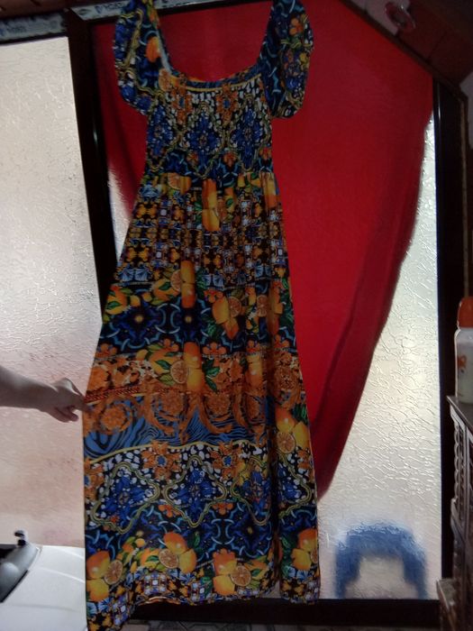 Rochie multicolor aspect deosebit