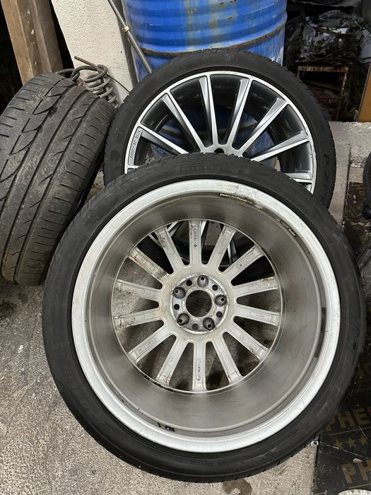 Оригинални 19ки 5х112 за Мерцедес със зимни гуми